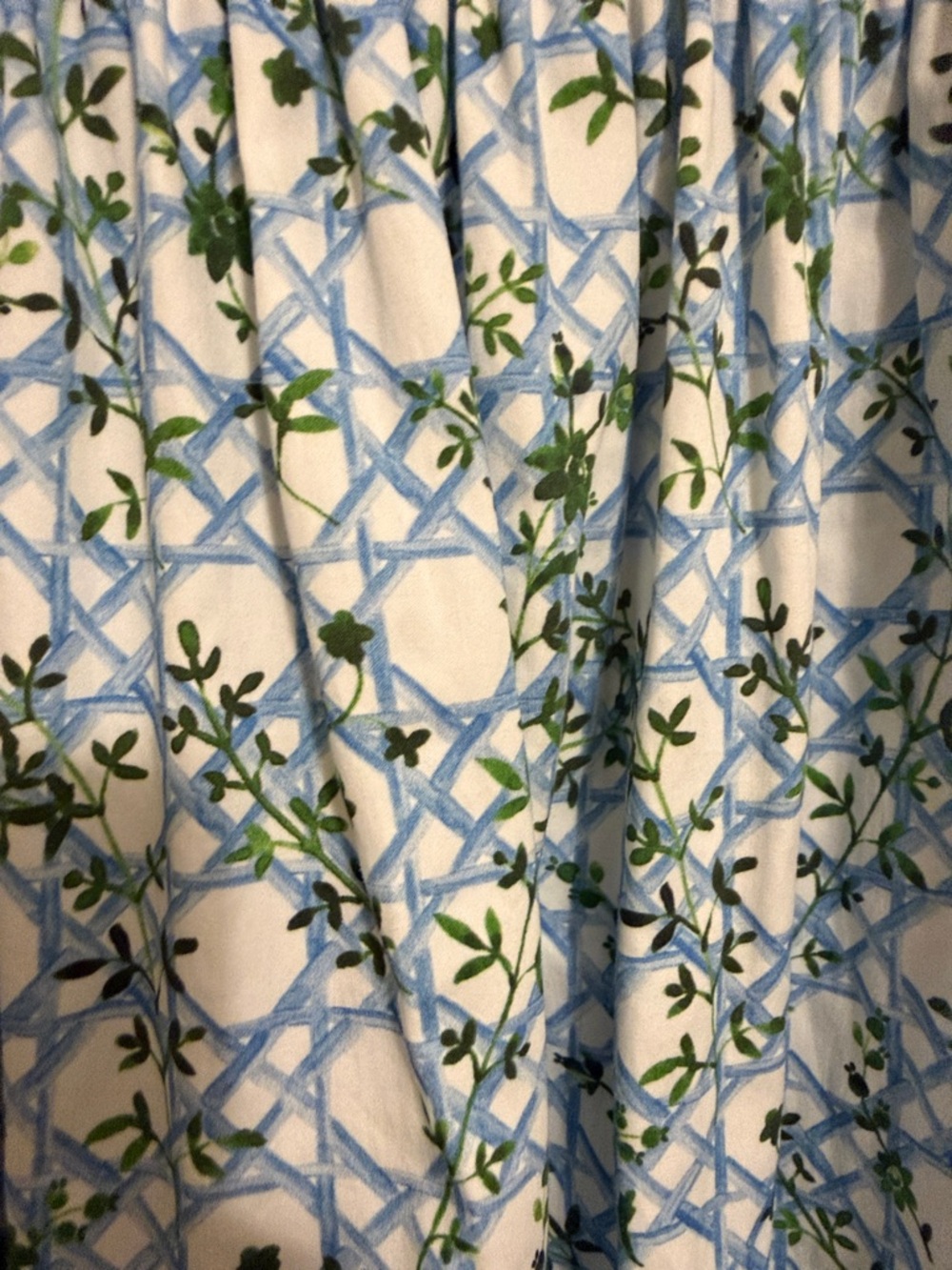 Hill House Light Blue Floral Smocked Nap Dress - Picture 3 of 4